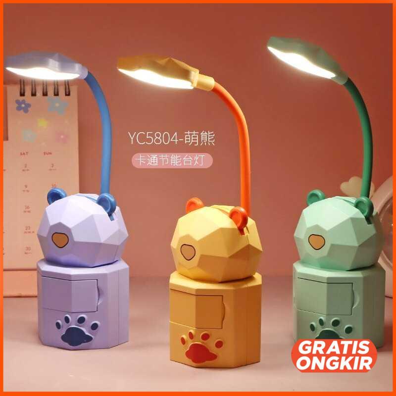 Lampu Meja Belajar USB Desk Lamp Desain Unik - YC5806