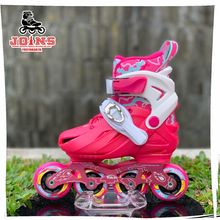 Sepatu Roda Anak Inline Skate Pemula Flying Eagle K8 Pink