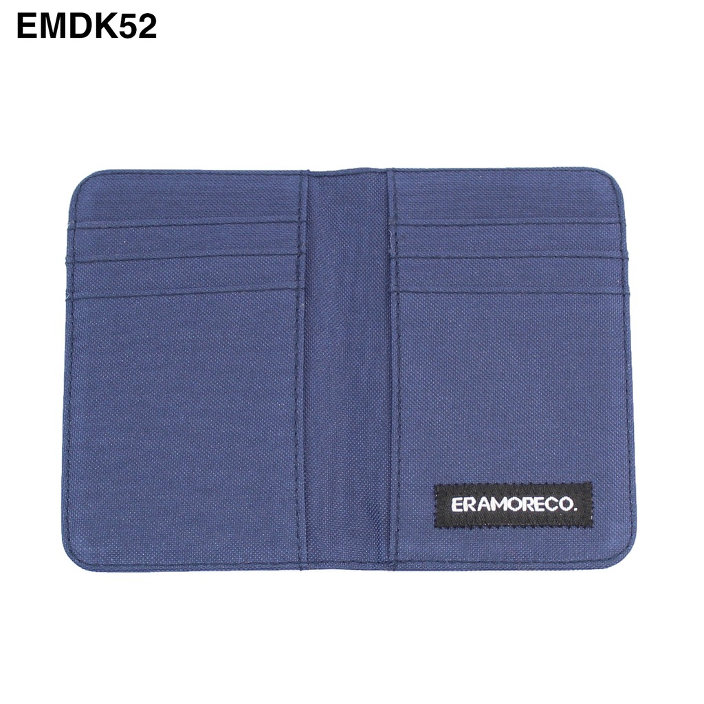 Dompet Kartu Pria Wanita card holder model slim slot vertical navy EMDK52