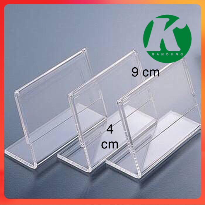 

PILIHAN / Price Tah Nama Meja Akrilik 4x9 Model 2 (L)