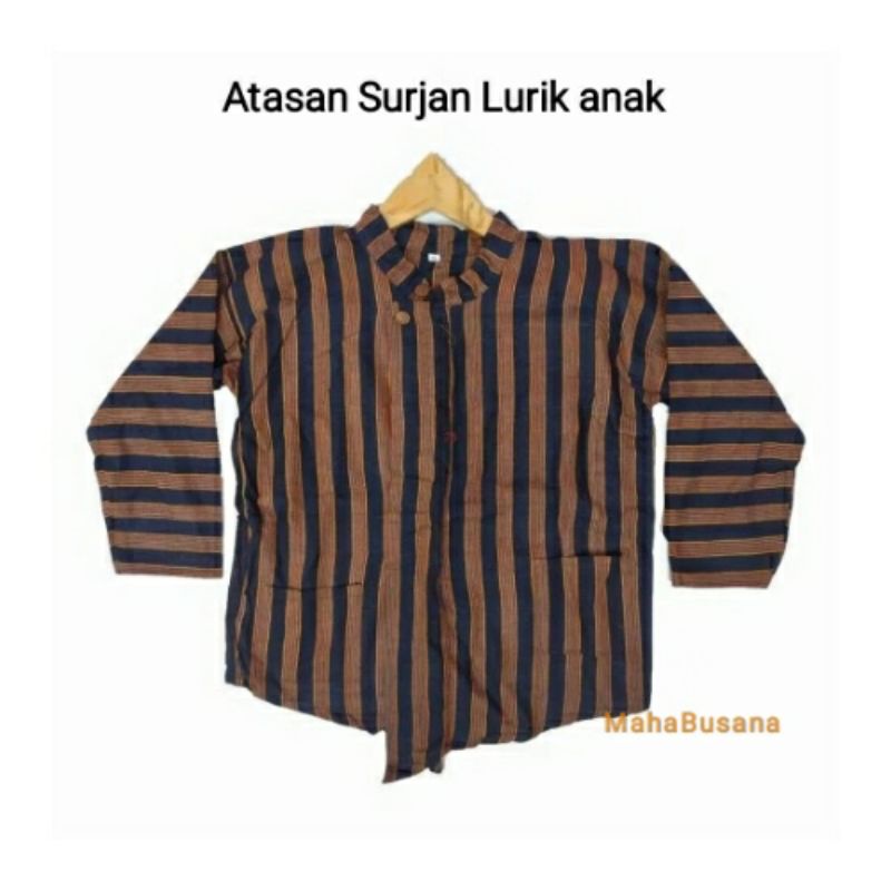 Surjan Lurik Anak Baju Adat Anak Surjan Anak Surjan Murah