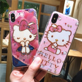 Sarung Sleeve Handphone Desain Kartun Hello Kitty Warna