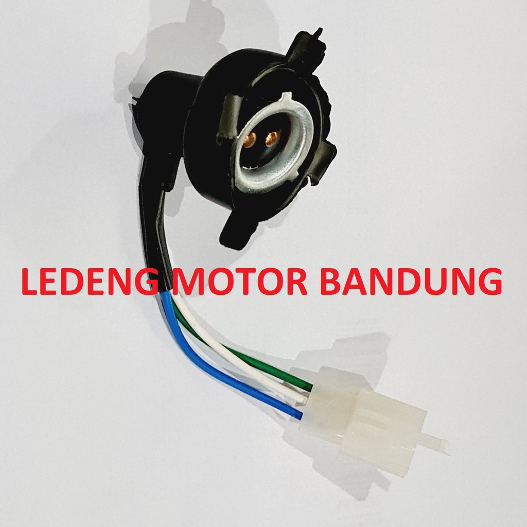 Soket Fiting Lampu Depan Grand Supra Universal Motor Honda H6 Kaki-1