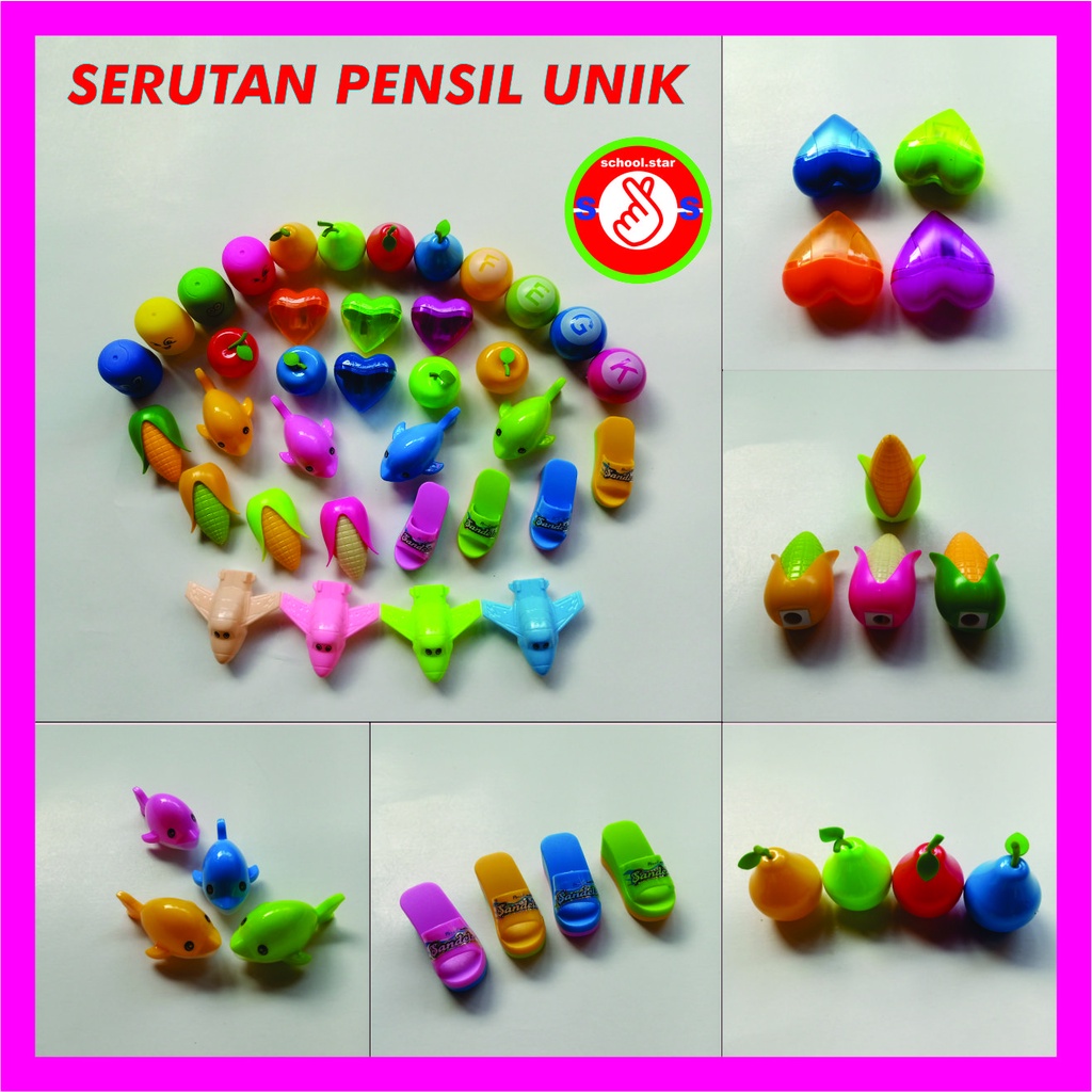 

SERUTAN PENSIL ANAK-ANAK / RAUTAN PENSIL ANAK-ANAK SANGAT LUCU DENGAN BANYAK MOTIF GAMBAR
