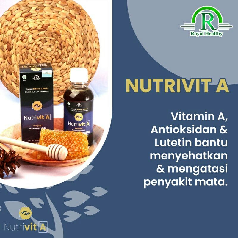 Nutrivit-a madu herbal untuk mata asli original.