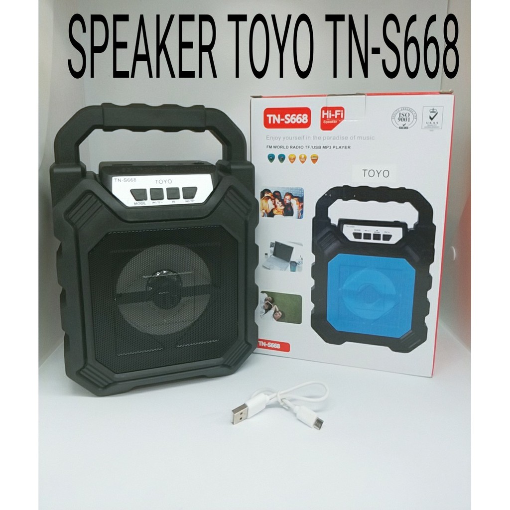 SPEAKER BLUETOOTH WIRELESS TOYO TN-S668