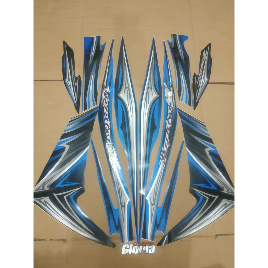 Striping List Body Jupiter Z New robot tahun 2011 - Biru