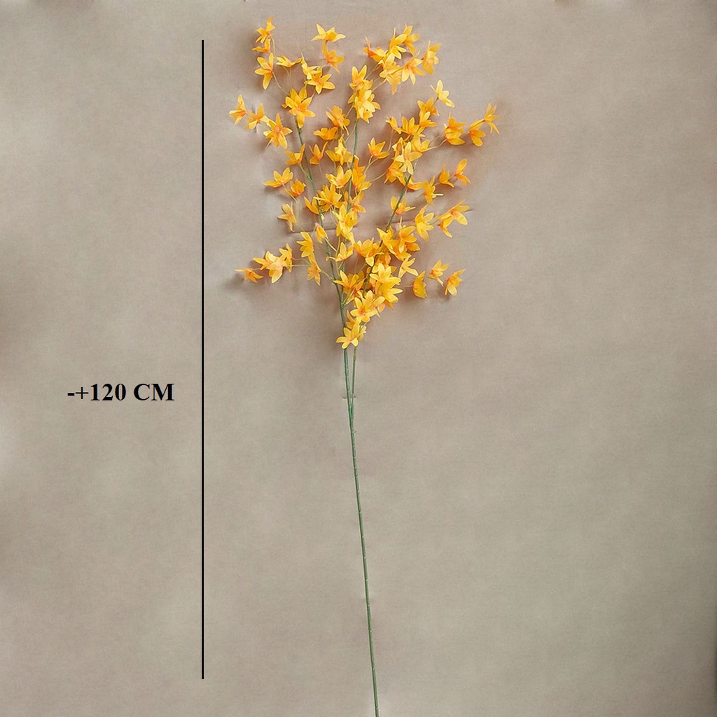 Artificial Flower Jumbo Oncidium Bunga Palsu Plastik Dekorasi Hias Buket Bunga Pesta