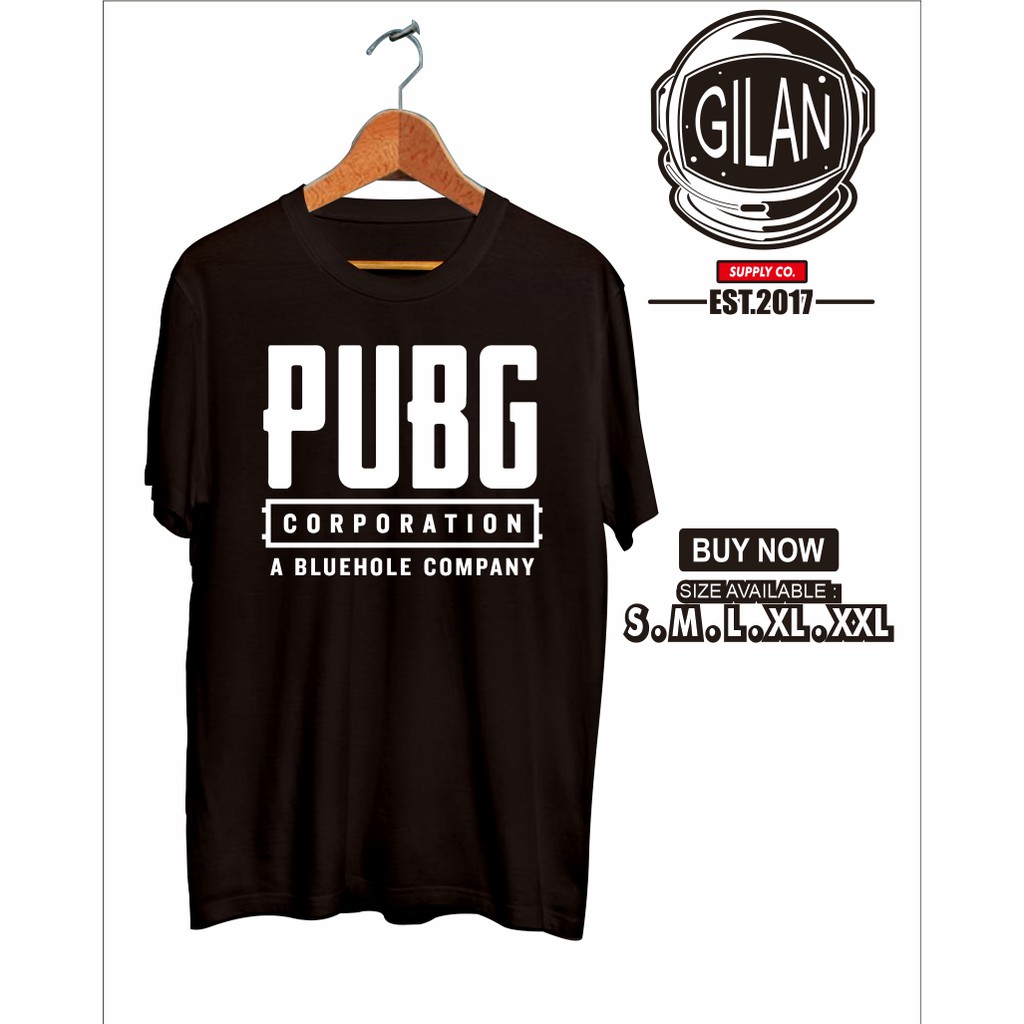 KAOS BAJU  GAME PUBG  BATTLEGROUND CORPORATION Shopee 