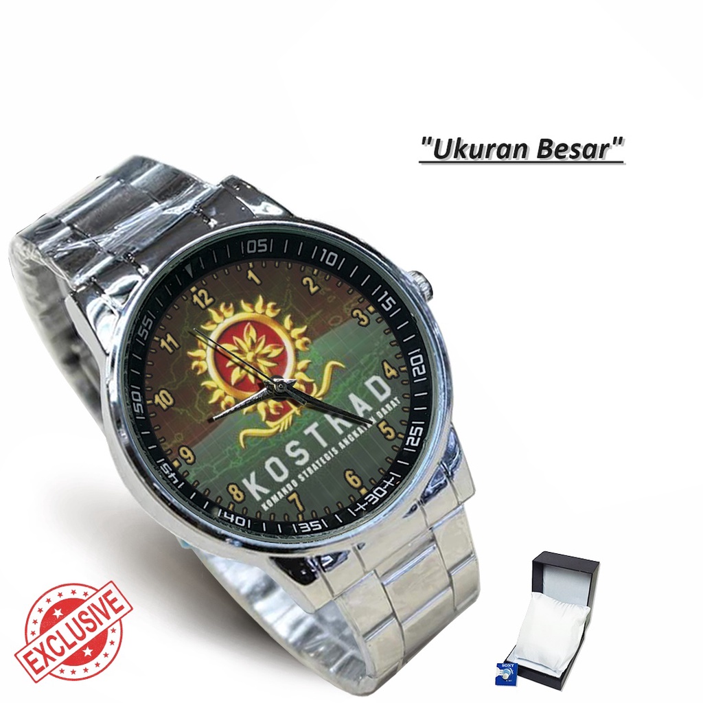 Jam Tangan Rantai Couple TNI KOSTRAD - 1 (Limited Edition)