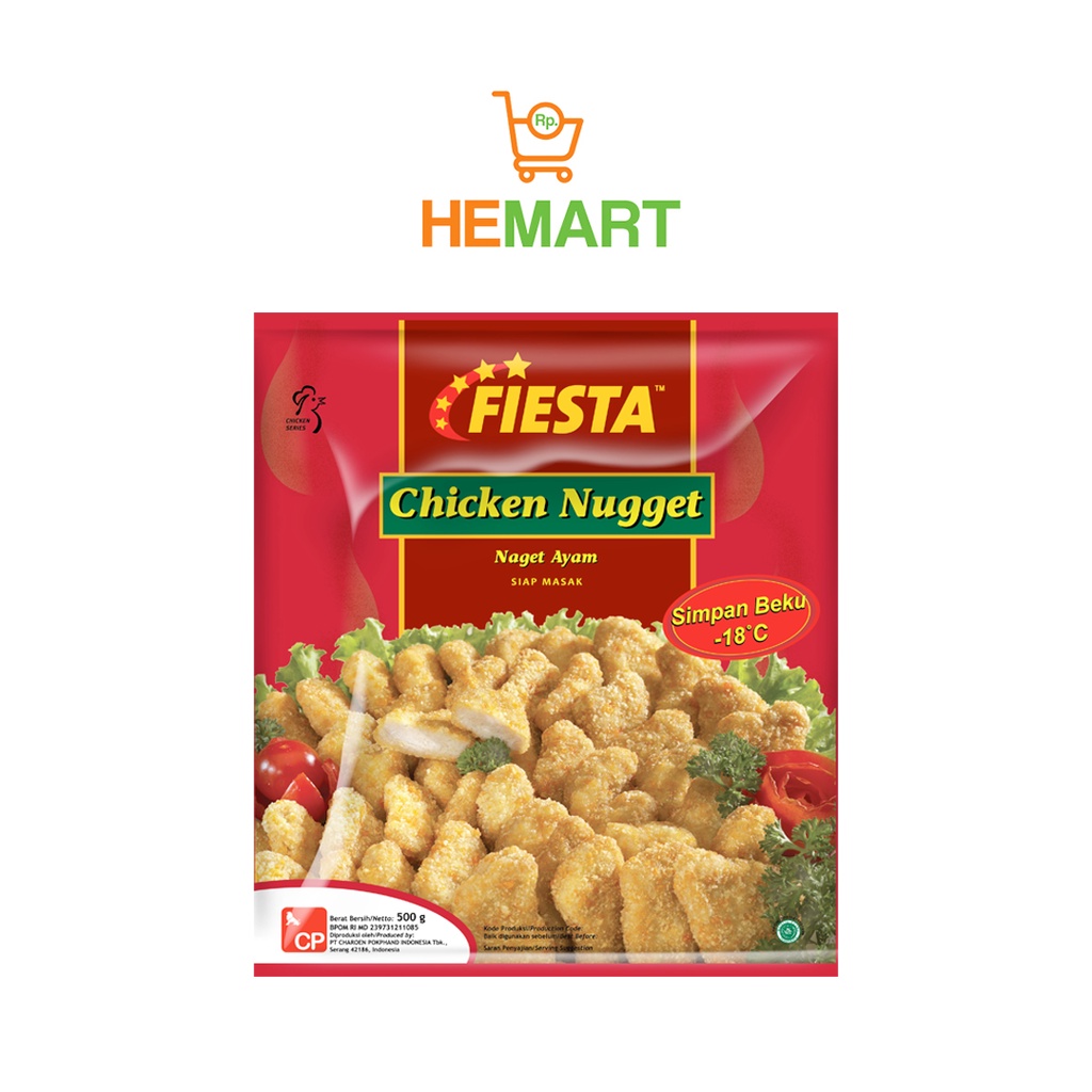 

Fiesta Chicken Nugget siap goreng, Bandung 500gr