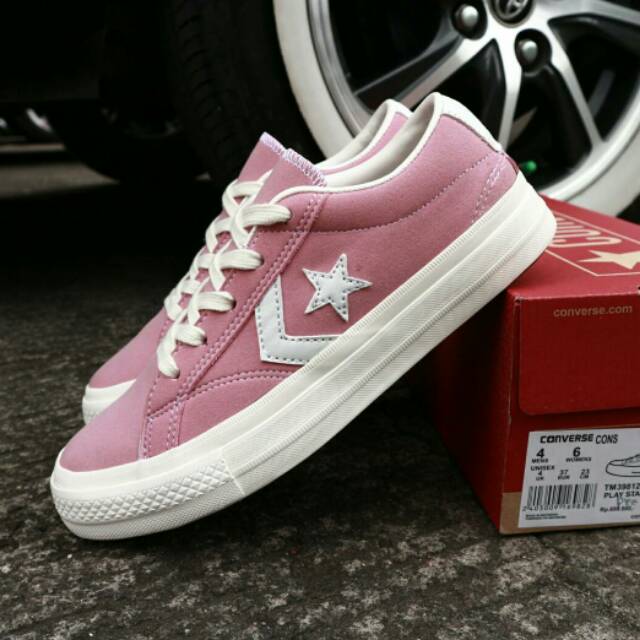 Sepatu Converse One Star Pink Wanita Cewe Kekinian