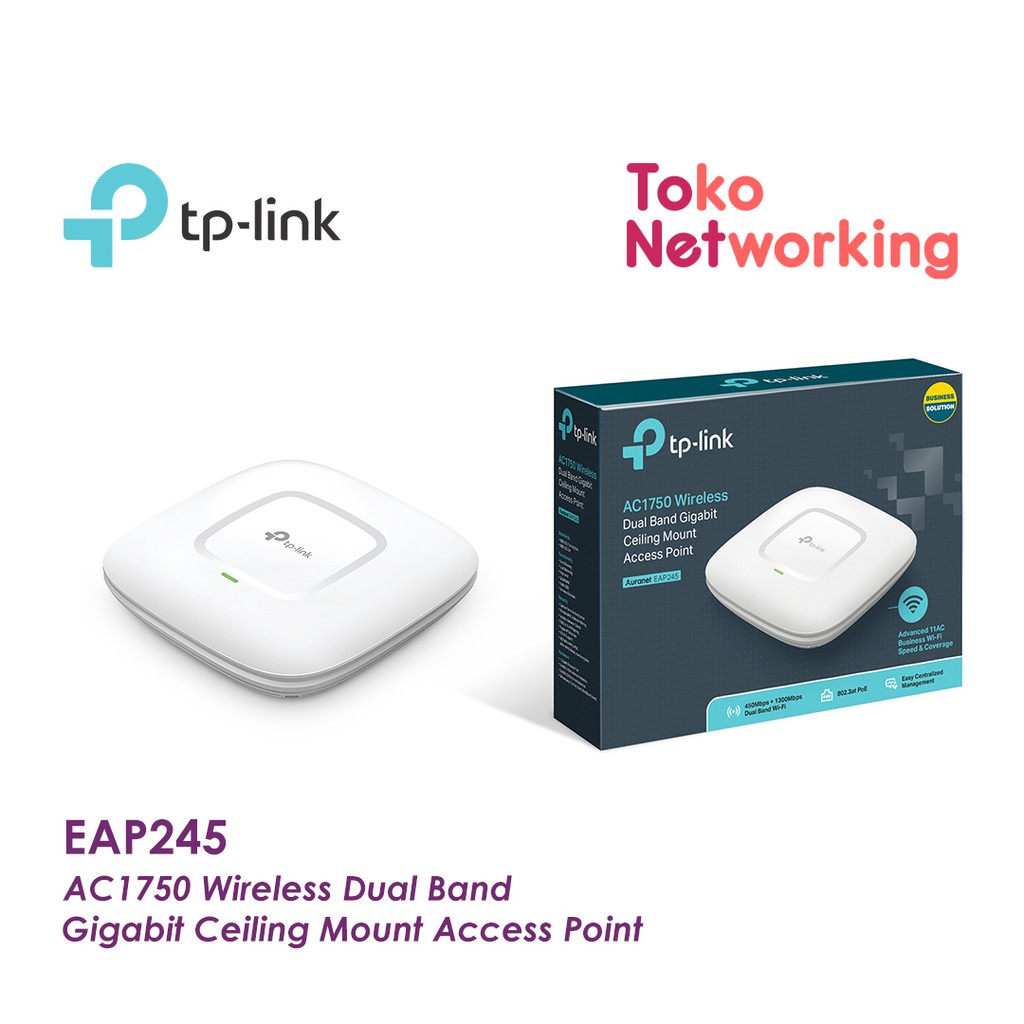 TP-LINK EAP245: Wireless Dual Band Gigabit Ceiling Mount Access Point