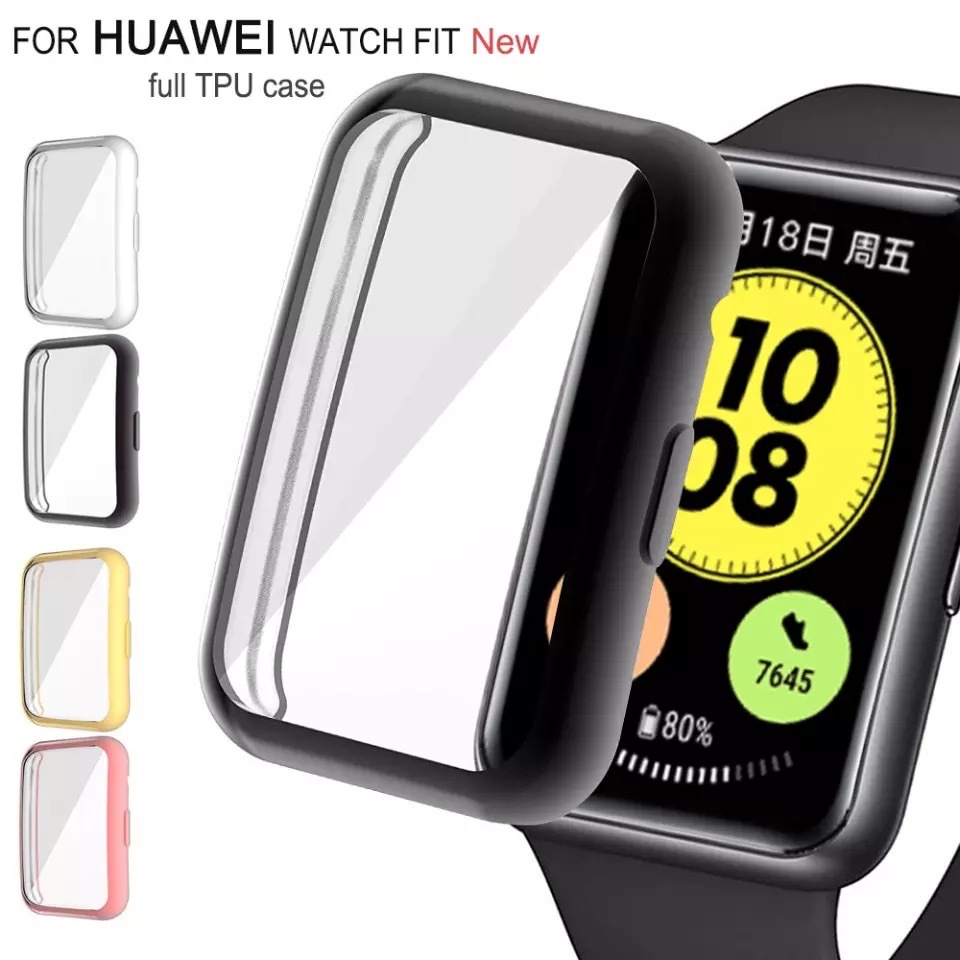 HUAWEI WATCH FIT Silicon Soft Case Pelindung TPU Bumper Case