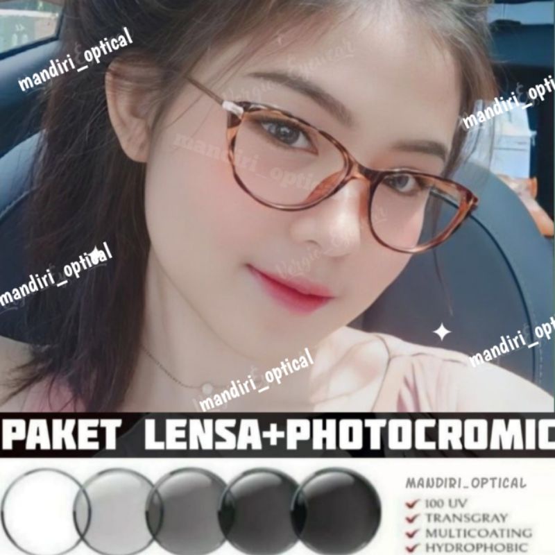 [BISA COD] Frame kacamata minus (paket frame+lensa antiradiasi) | kacamata Photocromic | GRATIS Lensa minus | kacamata minus | lensa photocromic | kacamata fashion | kacamata anti radiasi | kacamata wanita | kacamata cat eye wanita | frame kacamata