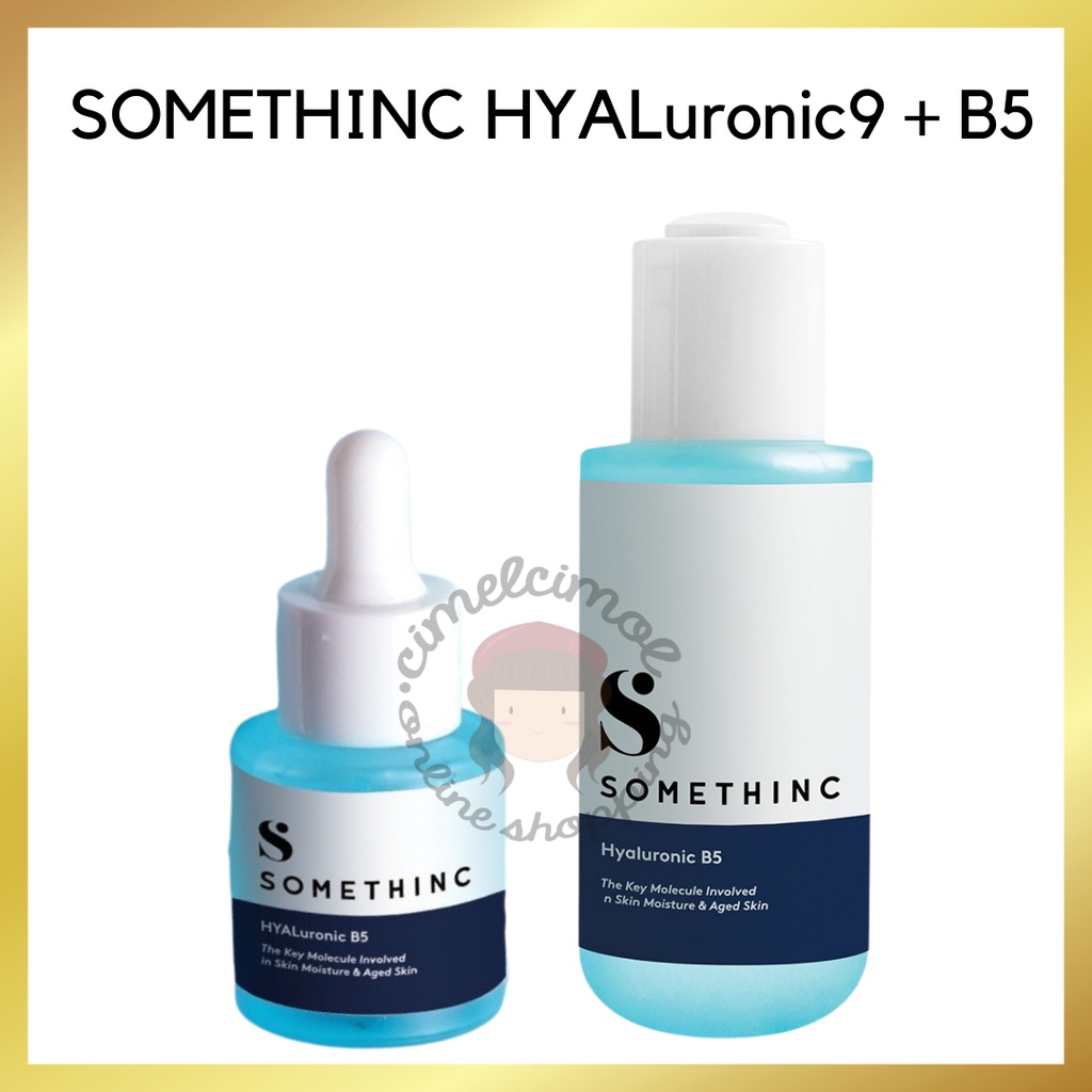 [PROMO SPESIAL] BPOM SOMETHINC HYALuronic 9 + B5 20ml 40ml Anti Kulit Kusam &amp; Flek Noda Hitam ORI