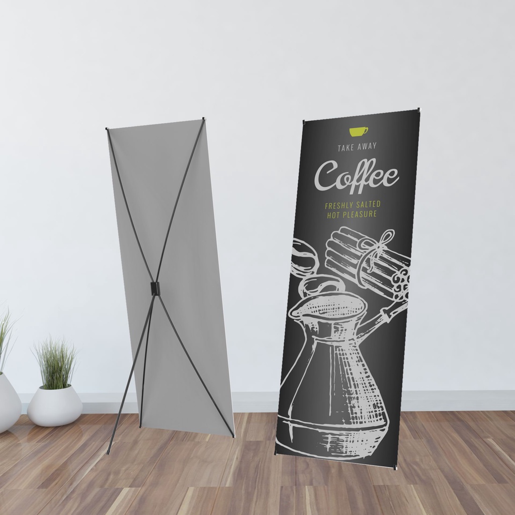 Cetak X Banner Luster 80 x 180 cm