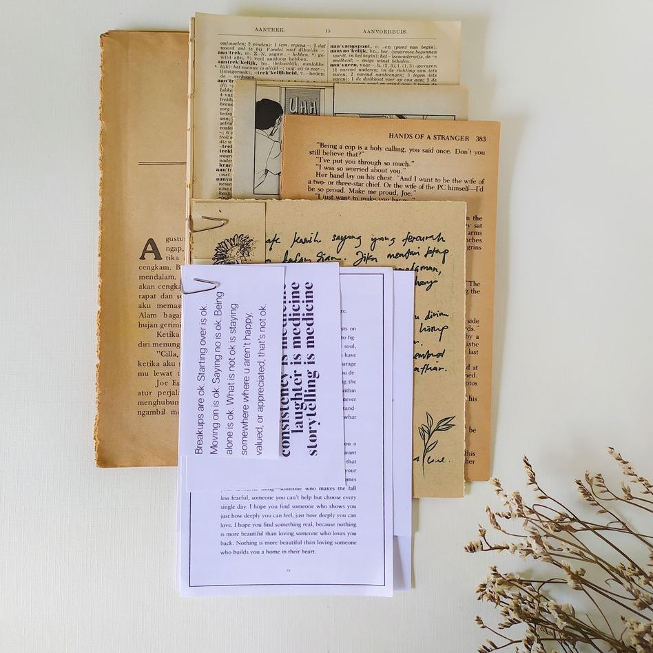 

Journal Kit Bujo Vintage Journaling Kit Aesthetic Jurnal Kit 120pcs Medium Bundle EZN7U7738