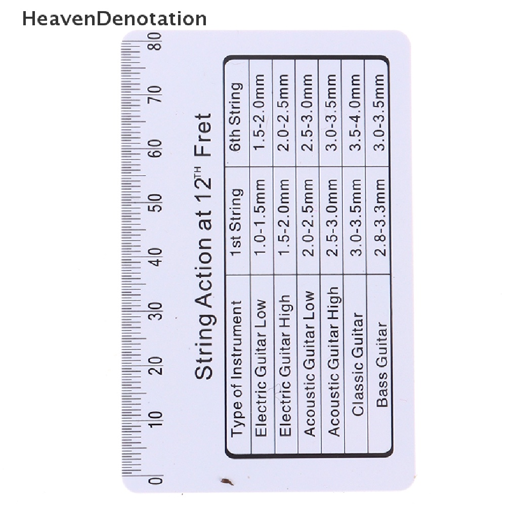 [HeavenDenotation] Guitar Accessories Gauge Ruler Electric Guitar Tool For String Instruments