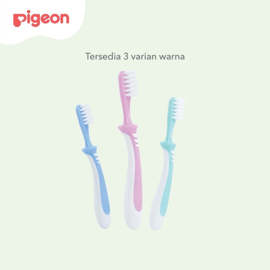 Pigeon Training Toothbrush Step 3 / Set 3in1 | Sikat Gigi Bayi | Baby Tooth Brush Pigeon Sikat Gigi Anak