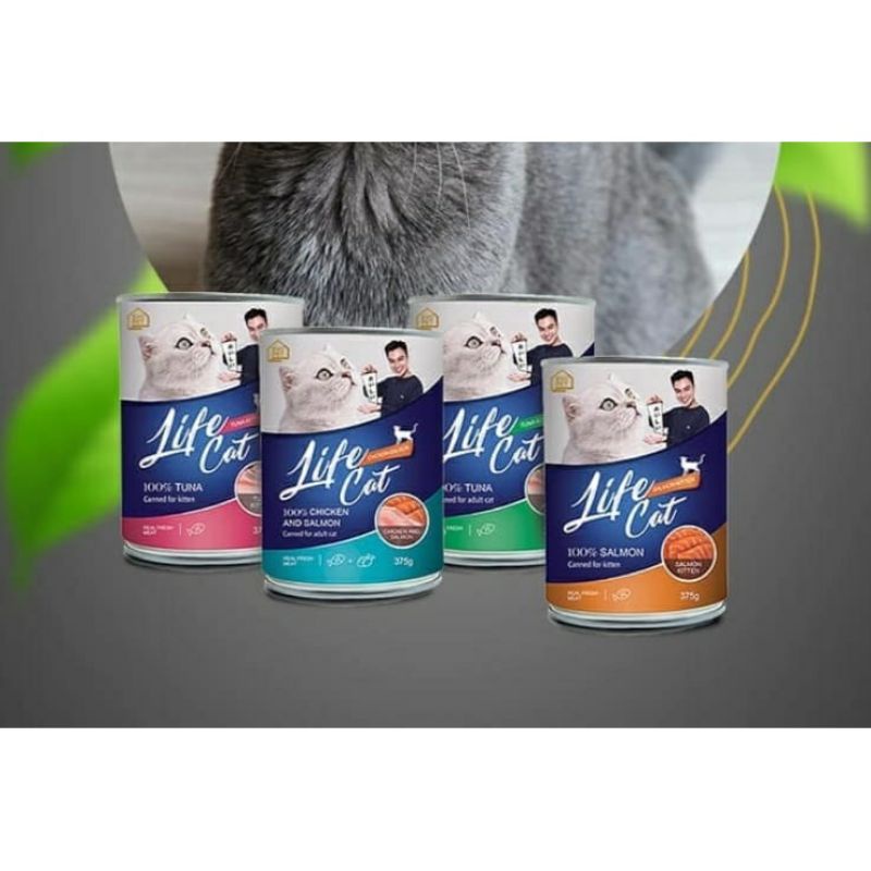 Life cat makanan basah kucing kaleng all varian 400gr