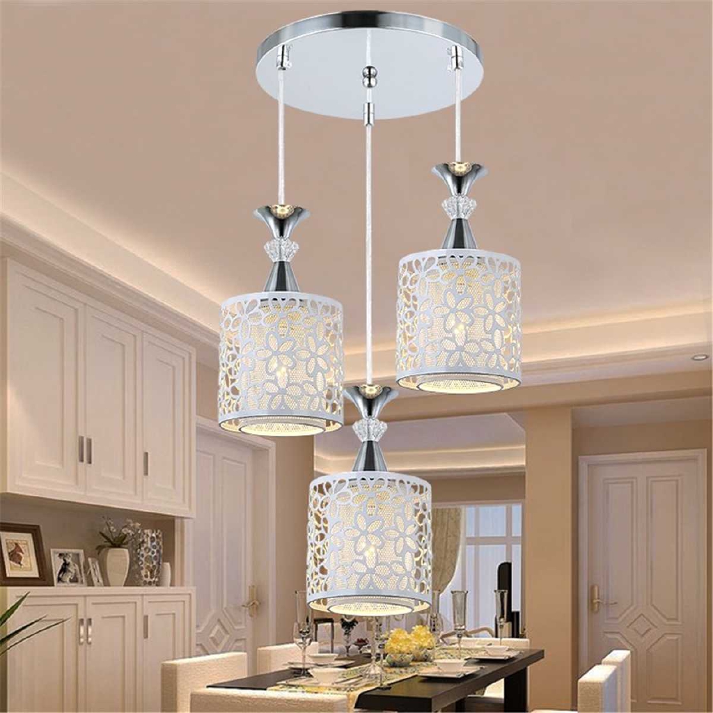 Modern Kristal Ceiling Lamps Lampu LED Living Room Dining Room Kaca Lampu Langit Langit Yang Dipimpi Shopee Indonesia