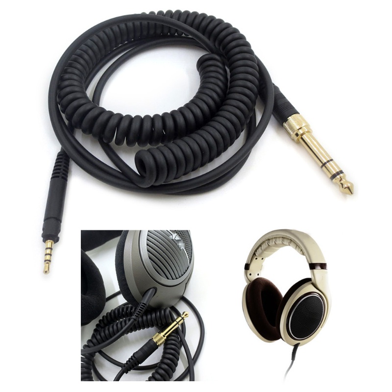 Cre 2021 Kabel Headphone Pengganti Untuk Sennheiser HD518 HD558 HD598 HD559 HD579 HD599 Au