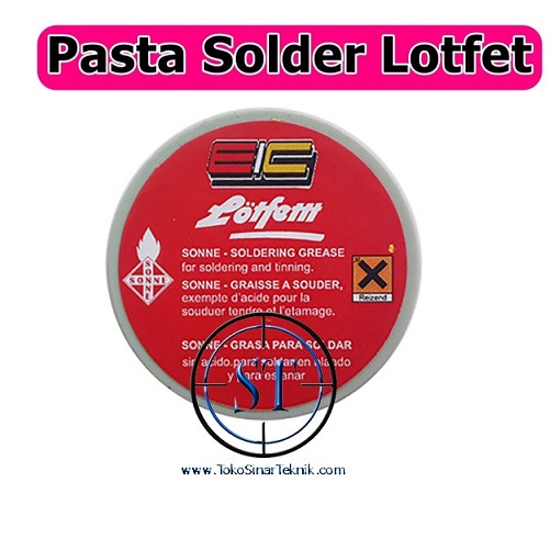 Lotfet 12 Gr Soldering Grease Pembersih Solder Minyak Songka Lotfett