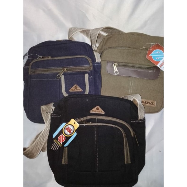 Tas selempang premium Luxio khaki Baepack/Tas selempang Baepack pria atau wanita