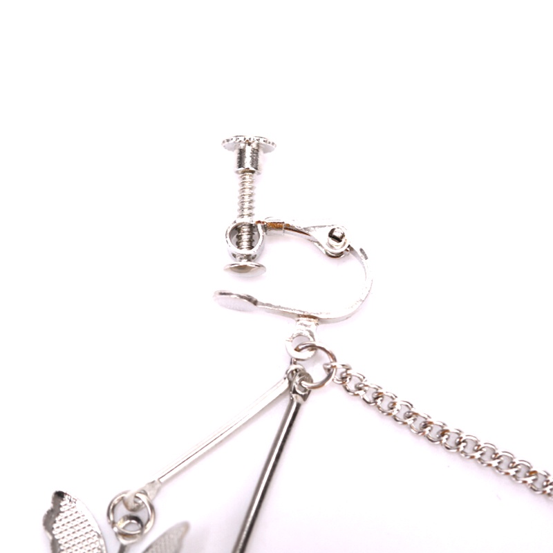 1pc Anting Gantung Model Kupu-Kupu Gaya Harajuku Punk Untuk Wanita