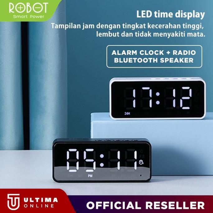 ROBOT Speaker Bluetooth RB150 Alarm+Radio (spt JBL GO) Speker Portable