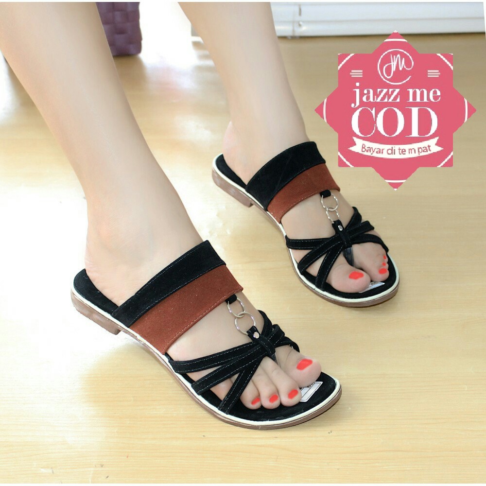 sendal flat wanita sdl 55