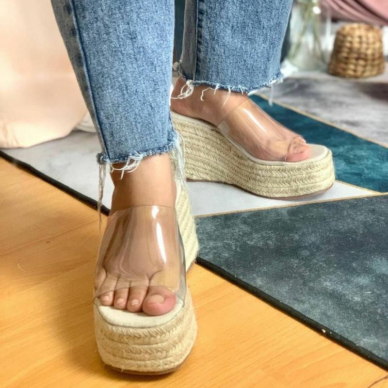 Sepatu Wanita Zara 339 - Wedges Heels 9cm