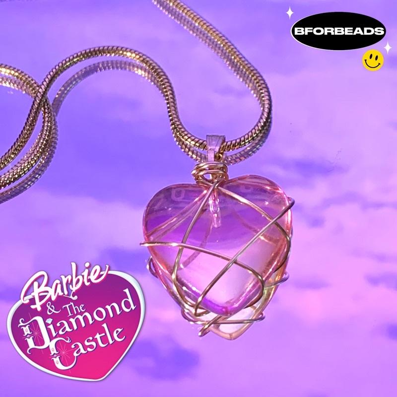 [Ready stock] NEW EDITION Barbie the diamond castle inspired necklace
