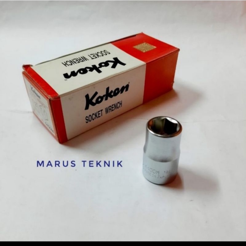 Mata Sok Putih 1/2" x 16mm segi 6 Koken japan