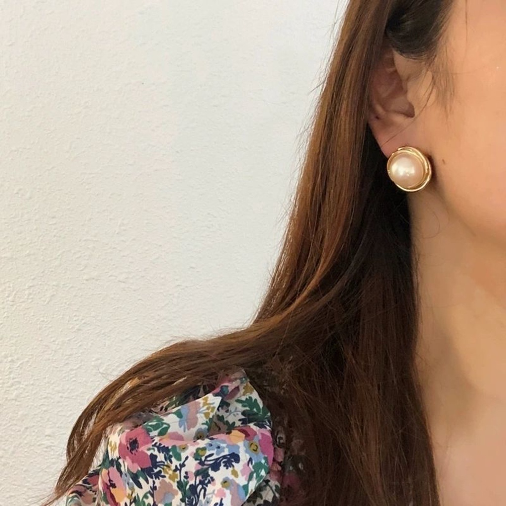 Hu Hu Hu Hu Hu Alat Bantu Pasang Kacamata♡ 1 Pasang Anting Stud Hias Mutiara Imitasi Gaya Korea Untuk Hadiah Ulang Tahun