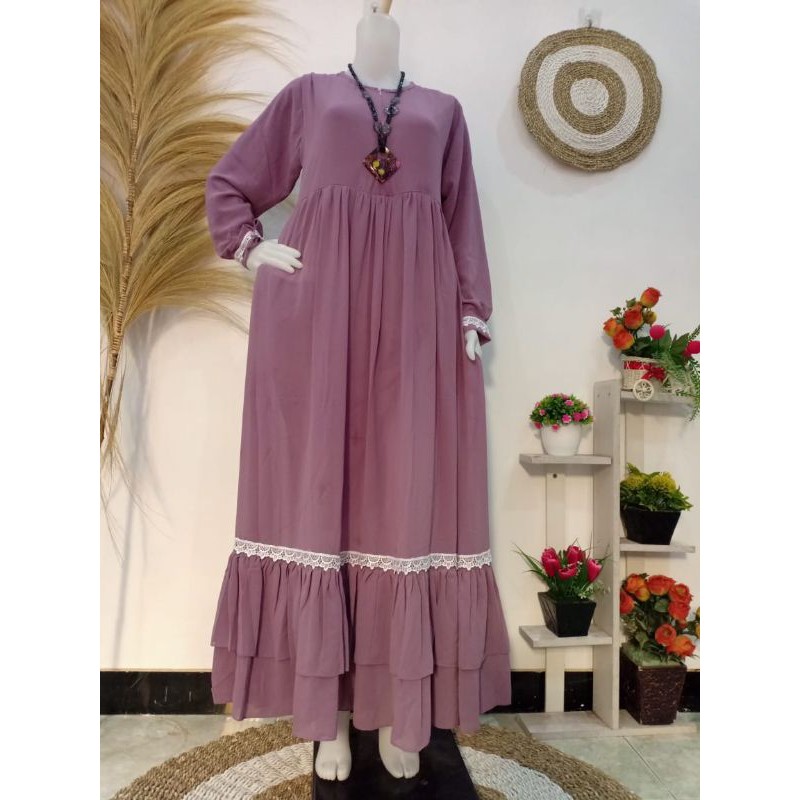 Harga Gamis Sifon Terbaik Dress Muslim Fashion Muslim Juni 2021 Shopee Indonesia