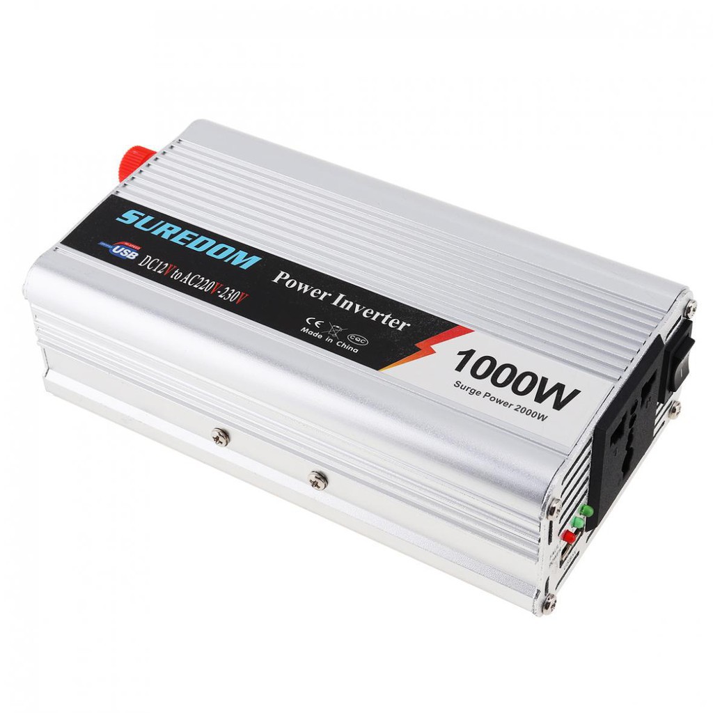 [ BISA COD ] Power Inverter 1000W DC 12volt ke AC 220volt 1000 watt Merubah tegangan DC ke AC PLN