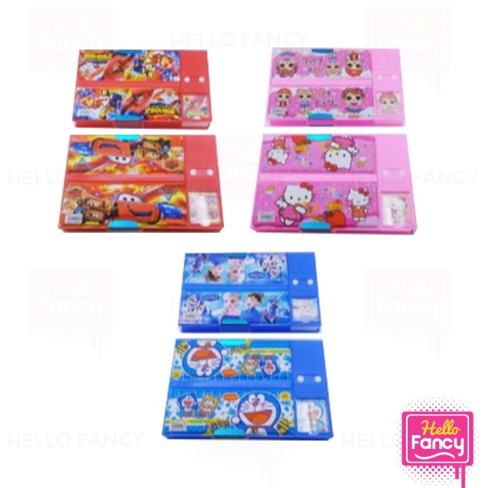 

Tempat Pensil / Kotak Pensil Magnet Jumbo + Sharpener Cc7803 - Frozen 091