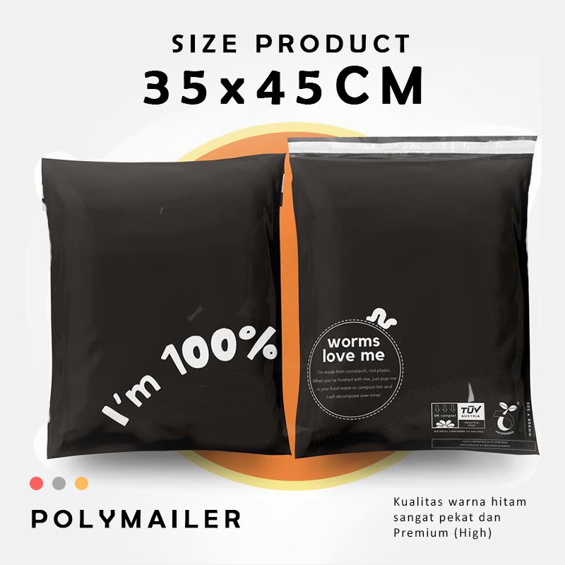

(POLOS) Plastik Polymailer 35x45 CM Plastik Packing Polymailer Packaging Olshop Amplop Polimailer A3