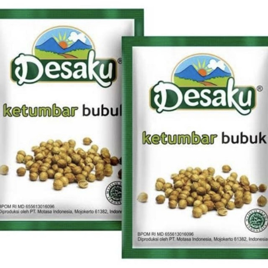 

Bumbu Desaku Ketumbar Bubuk 1 pak isi 2 renceng x 12 sachet/pcs