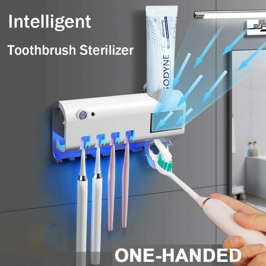 Holder Sikat gigi Dinsifektan Holder Toothbrush Ultra Violet