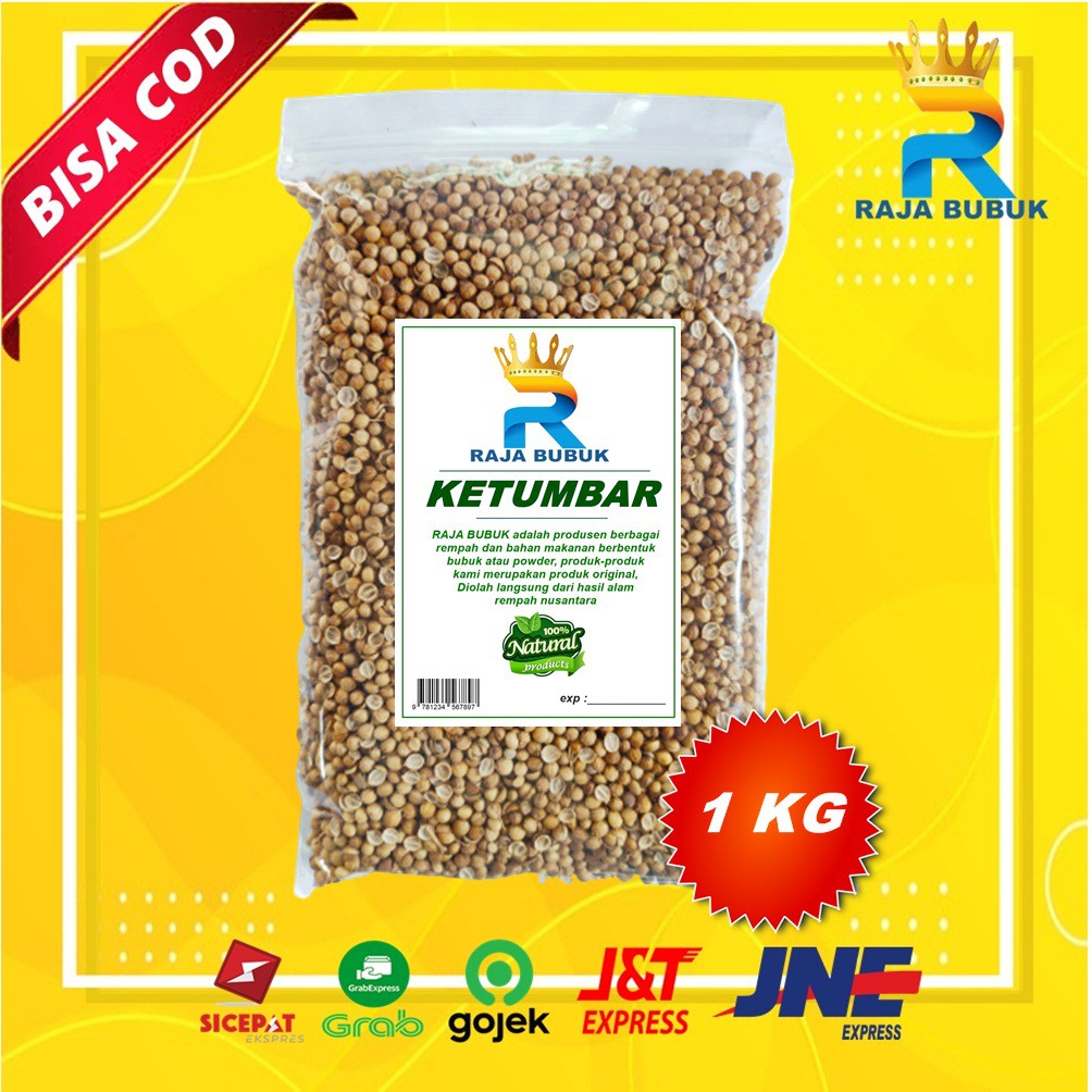 

KETUMBAR ASLI KUALITAS PREMIUM RAJA BUBUK ISI 1 KG