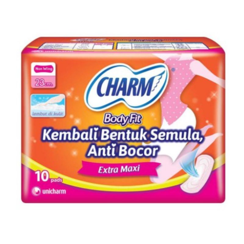 Charm Bodyfit Extra Maxi Non Wing 10/20/30's