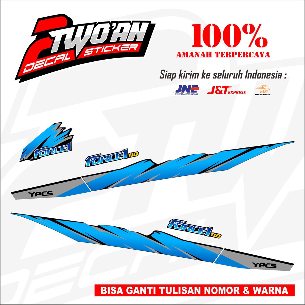 Striping Yamaha Force1 Tahun 1993