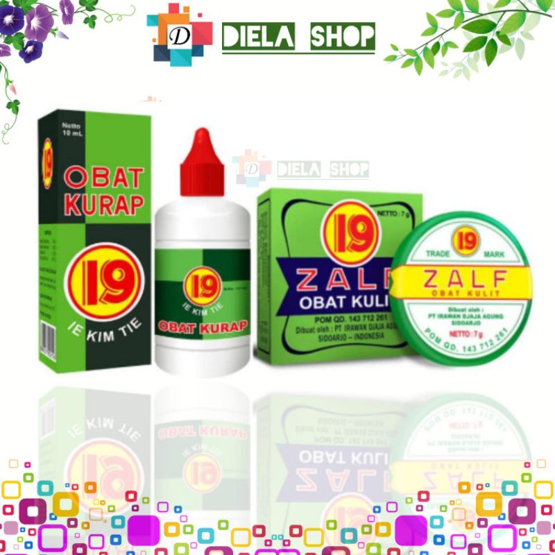 Obat 19 cair/19 salep kurap, panu