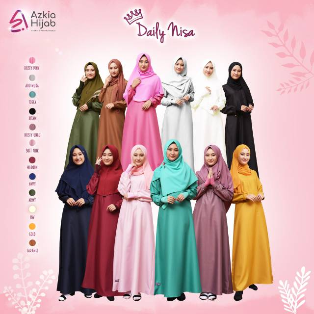 GAMIS DAILY NISA BY AZKIA HIJAB