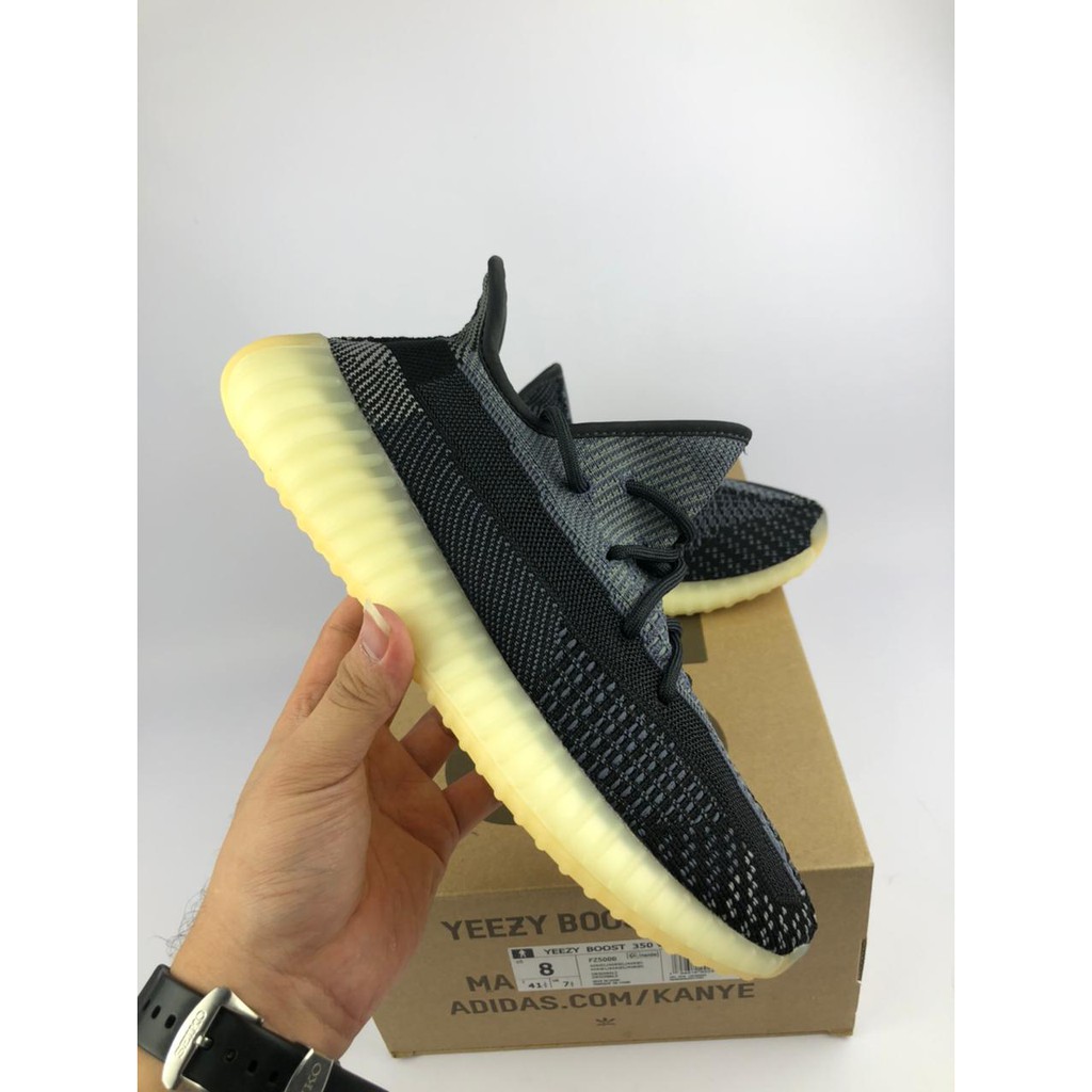 Yezzy 350 V2 Asriel/Carbon Pk, 100% Guaranteed Real Pic. Made in China.