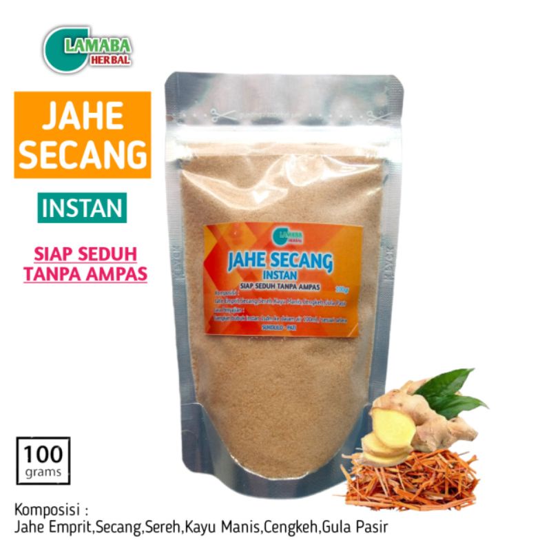 

Jahe Secang Instan Bubuk Sari Jahe Secang Wedang Minuman Herbal 100 gram