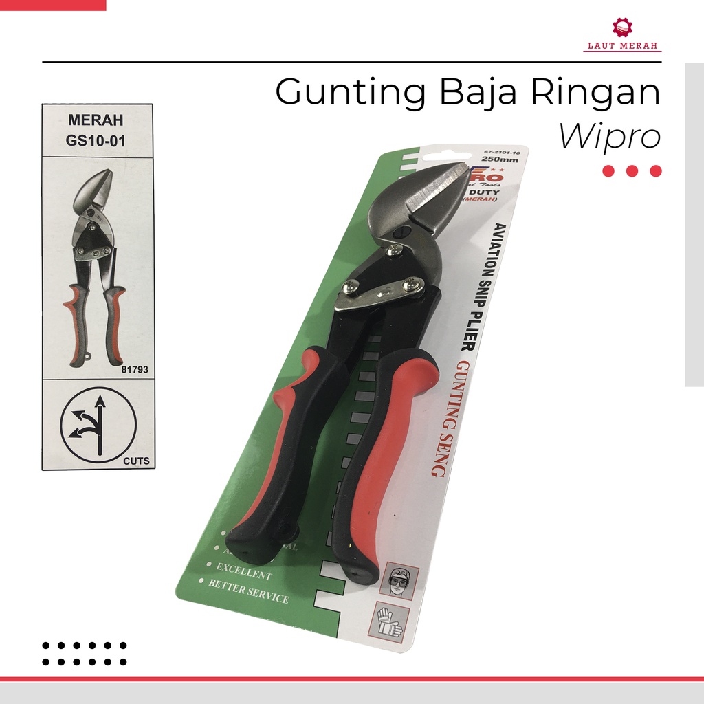 

Wipro Gunting Baja Ringan / Gunting Seng / Gunting Holo
